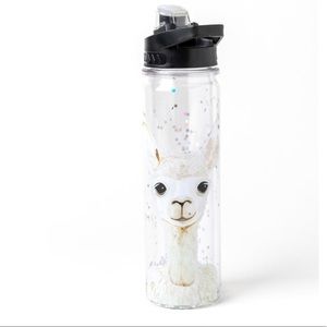 Brand New Alpaca Glitter Water Bottle